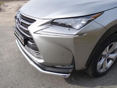 Накладка решётки радиатора 12 мм ТСС для Lexus NX-200t 2014-2017