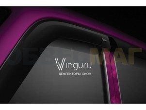 Дефлекторы окон Vinguru 4 штуки для Chevrolet Niva № AFV27404